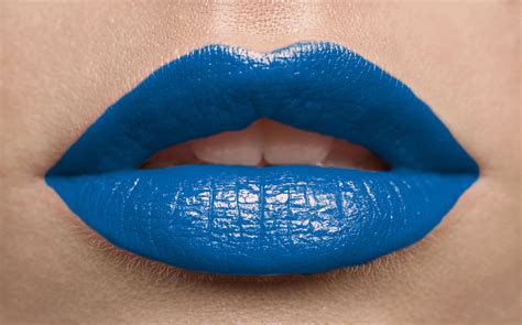 Blue Lipstick On Dark Skin