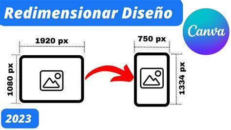 Canva cambiar tamaño de diseño redimensionar diseño YouTube