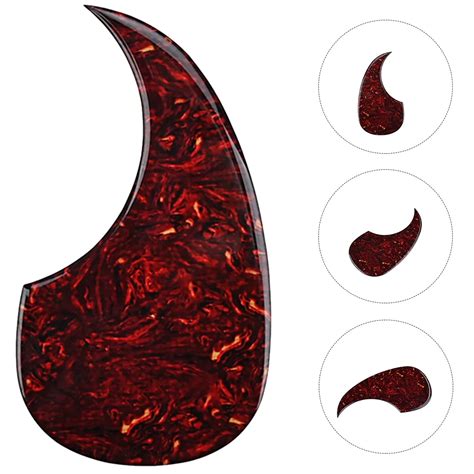 Guitar Pickguard Acoustic Plate Sticker Pvc Protector Folk Fitting Scratch Pickguards Parts