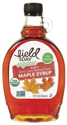 LivingWell UNFI FIELD DAY ORGANIC MAPLE SYRUP GRADE A 12 OZ