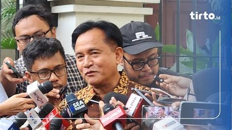 Yusril Benarkan Jadi Menko Hukum Dan HAM Di Kabinet Prabowo