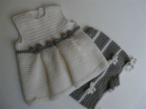 Engels Nederlands Haakpatroon Baby Peuter Set Tuniek Etsy Nederland