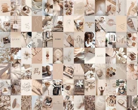 Pcs Cream Wall Collage Kit Pearl Aesthetic Ivory Etsy Artofit