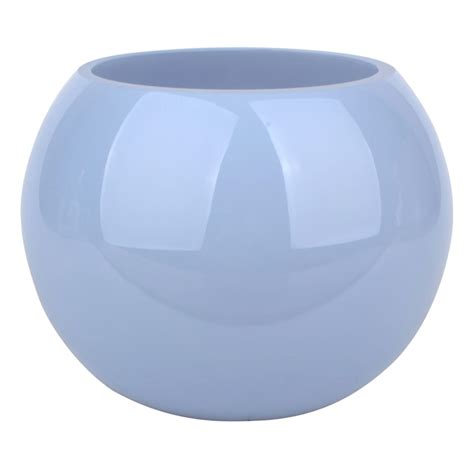Blue Milk Glass Vase 5