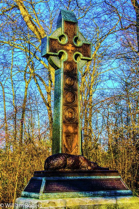 Irish Brigade Monument At Gettysburg Photograph By William E Rogers