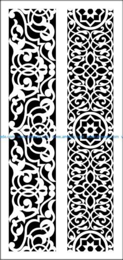 Mdf Texture With Arabic Style File Cdr And Dxf Free Vector Download For