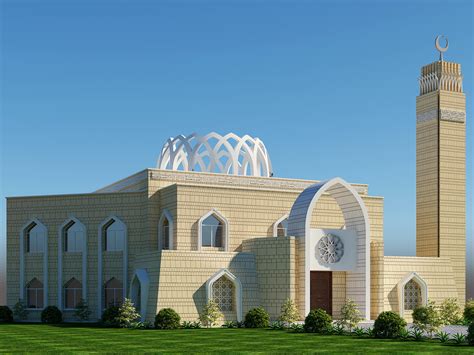 masjid exterior  behance