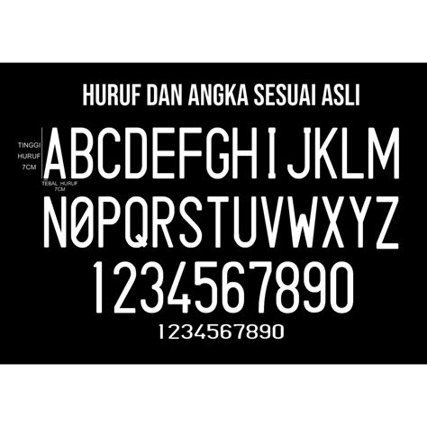 Jual STICKER CUTTING HURUF DAN ANGKA PLAT NOMOR MOBIL Shopee Indonesia