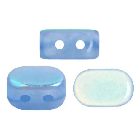 Perles En Verre Lipsi Par Puca X Mm Blue Opal Ab X G Perles Co