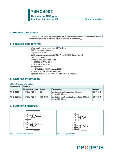 Hc D Data Sheet Nexperia