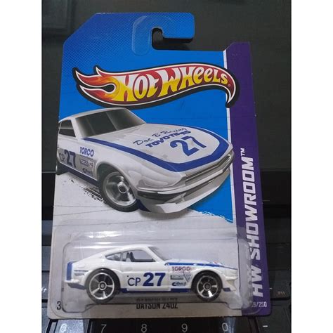 Jual HOT WHEELS DATSUN 240Z PUTIH NO 27 Shopee Indonesia
