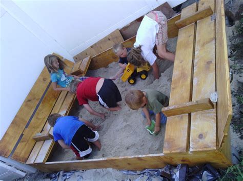 Large 6 X 8 Sandbox | Ana White