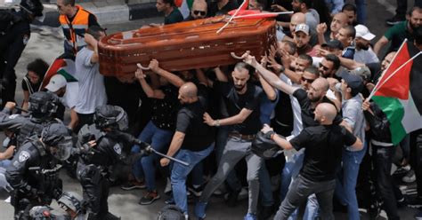 Video La Dramática Represión De La Policía Israelí Al Funeral De La