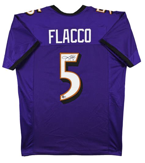 Joe Flacco Signed Jersey (Beckett) | Pristine Auction