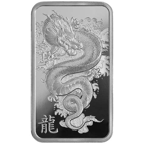 Pamp Year Of The Dragon Legend Of The Azure Dragon 1 Oz Silber Bar