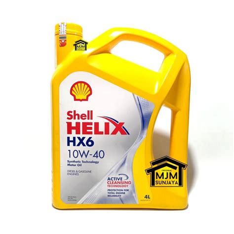 Jual Oli Mesin Shell Helix Hx Sae W Liter Bensin Galon Hx