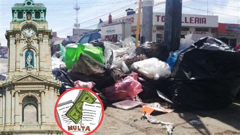 Por dejar bolsas de basura en las esquinas Pachuca multará hasta con