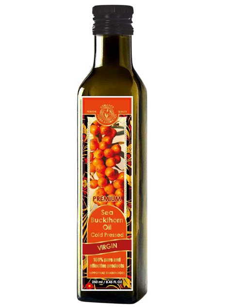 Sea Buckthorn Oil Cold Pressed 8 45 Fl Oz 250 Ml Walmart