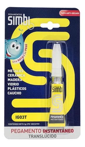 Pegamento Instantaneo Pega Loca Simbi 3gr Pack 2 Mercadolibre