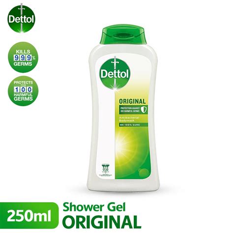 Dettol Shower Gel Antibacterial Body Wash Original 250ml Limjet