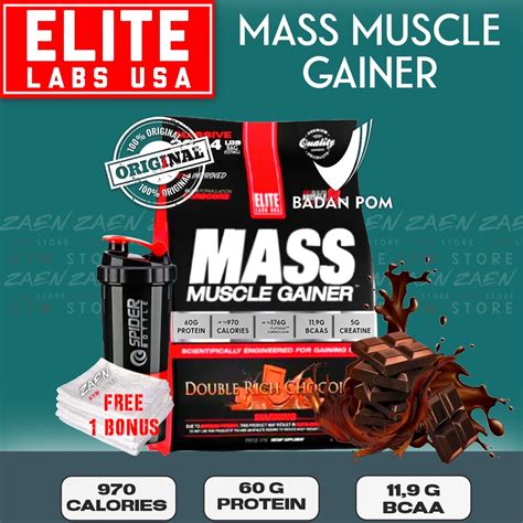 Jual Elite Labs Mass Muscle Gainer Lbs Weight Gainer Lbs Shopee