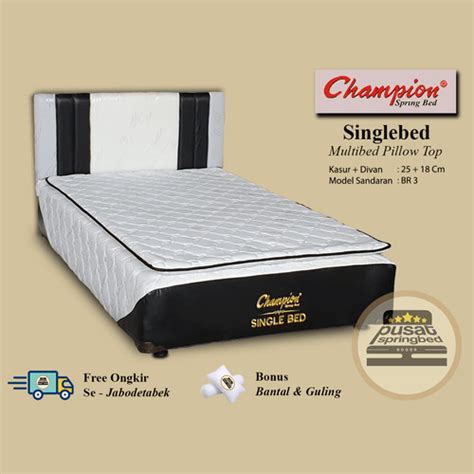 Promo Singlebed Multibed Pillowtop Champion Springbed Fullset