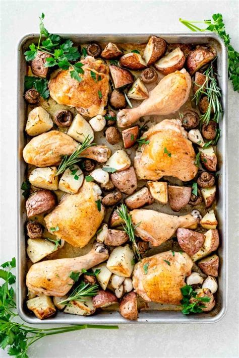 Chicken And Brussels Sprouts Sheet Pan Dinner Healthy Seasonal Recipes