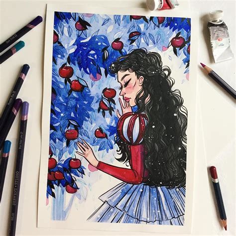 Snow White fan art | Art, Fan art, Snow white