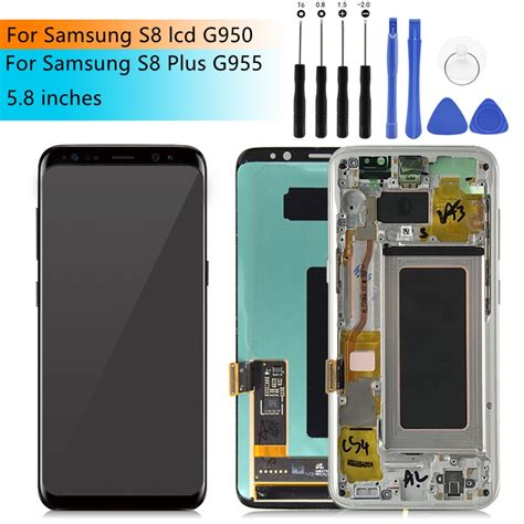 Amoled For Samsung Galaxy S8 Lcd G950 S8 Plus G955 Touch Screen