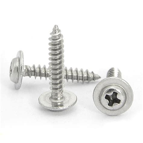 50pcs Lot M3x5 25mm Flat Head Self Tapping Screws 304 Stainless Steel