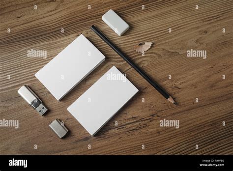 Blank Stationery Mockup Stock Photo Alamy