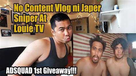 No Content Vlog Ni Idol Japer Sniper At Louie Tv Reaction Video St