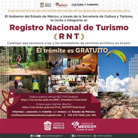 Registro Nacional De Turismo En El Estado De M Xico