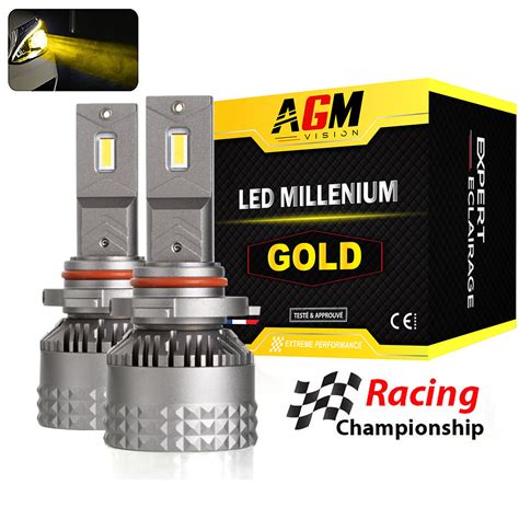 Kit Ampoules Led H Millenium Gold Blanc Chaud K Voiture