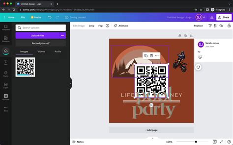 Canva Add Qr Code Screenshot