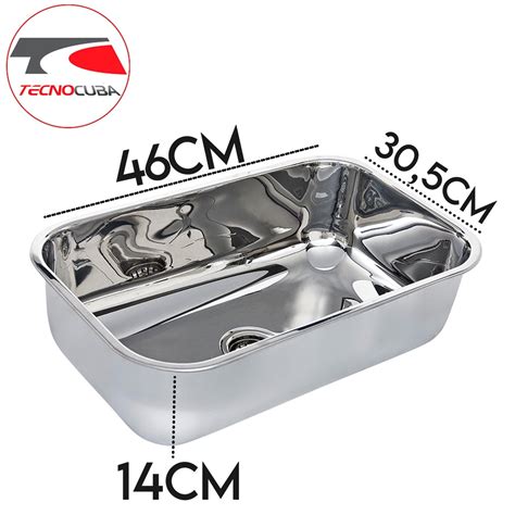 Cuba Pia Cozinha De A O Inox Extra Funda Rr Zilei N X X A O