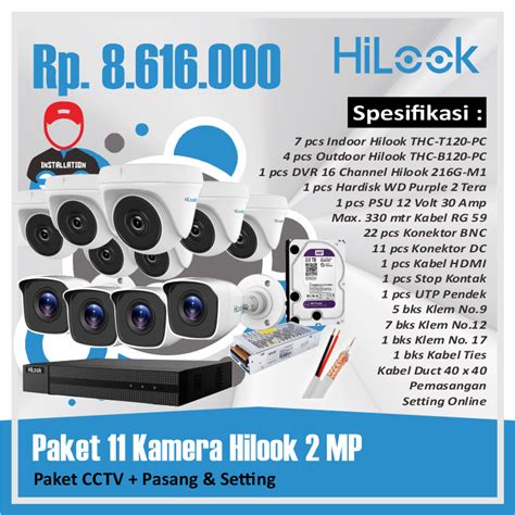 Vision Cctv Paket Cctv Hilook Pasang Hilook Mp Master Dealer