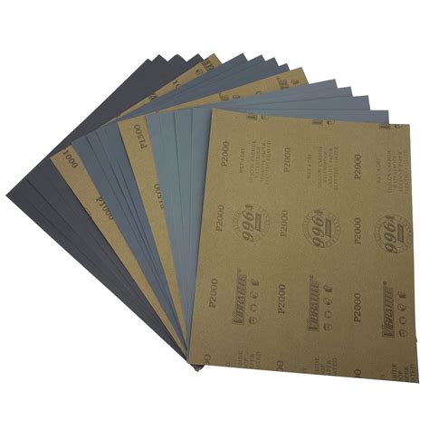 Sandpaper 1000 1500 2000 Grain 15 Pieces 230 X 280 Mm Wet And Dry