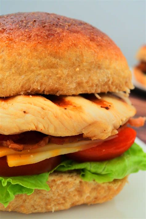 Homemade Grilled Chicken Sandwich