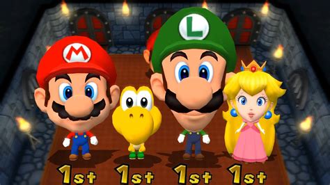 Mario Party 9 Minigame Mario Vs Koopa Vs Luigi Vs Peach YouTube