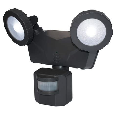 Novolink 160 Degree Dark Grey Solar Outdoor LED 500 Lumens Bluetooth ...