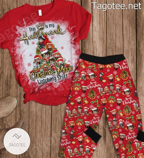 Harry Potter This Is My Hallmark Christmas Movie Christmas Tree Pajamas