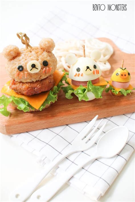 Rilakkuma Burger And Toast Bento Monsters