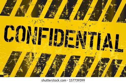 Confidential Sign Vector Eps 10 Stock Vector (Royalty Free) 157739399 ...