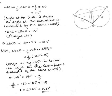 In The Figure Given Below P And Q Are The Centres Of Two Circles