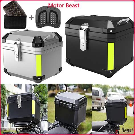 24H Shipping45L Top Box Aluminium Waterproof Rack ABS Universal Base