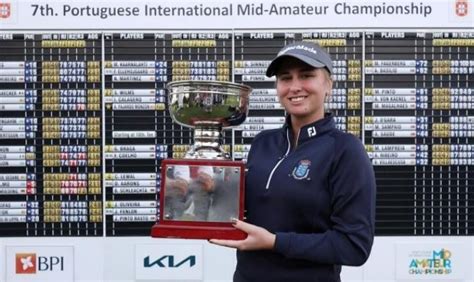 Triunfo De Alicia Fajardo En El Campeonato Internacional Mid Amateur De Portugal