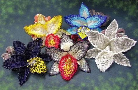 Embroidery With Beads Beads Seed Bead Flowers Seed Bead Tutorial Beaded Flowers