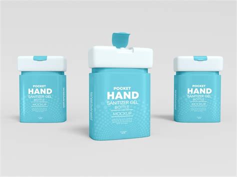 Premium Psd Pocket Hand Sanitizer Slim Bottle Mockup