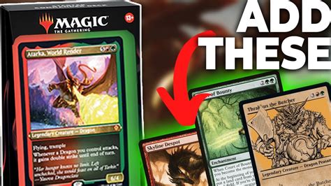 Draconic Destruction Upgrades For Commander Starter Decks Youtube